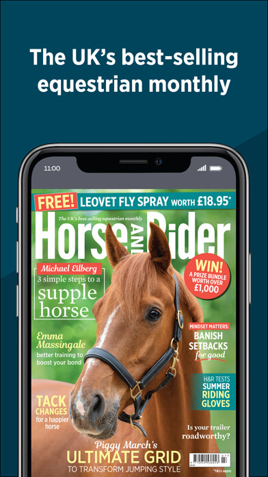 Emulate iPhone app Horse and Rider Magazine using MyAndroid