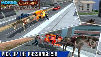 Emulate iPhone app Horse Carriage Transport 3d using MyAndroid