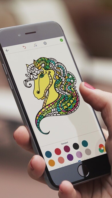 Emulate iPhone app Horse Coloring Book for Adults using MyAndroid Emulate iPhone app Horse Coloring Book for Adults using MyAndroid