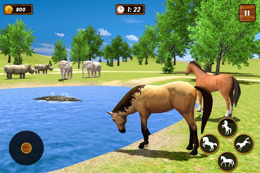 Run android online APK Horse Family Simulator: Horse Jungle Survival Game from MyAndroid or emulate Horse Family Simulator: Horse Jungle Survival Game using MyAndroid