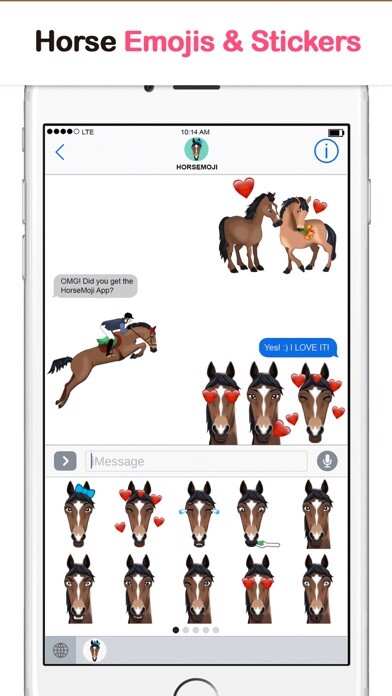 Emulate iPhone app HorseMoji using MyAndroid