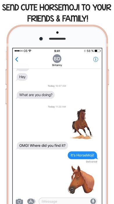 Emulate iPhone app HorseMoji - Text Horse Emojis using MyAndroid Emulate iPhone app HorseMoji - Text Horse Emojis using MyAndroid