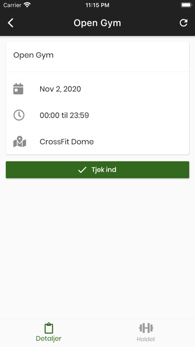 Emulate iPhone app Horsens CrossFit - BB using MyAndroid Emulate iPhone app Horsens CrossFit - BB using MyAndroid