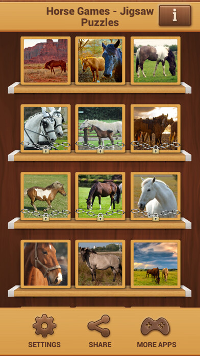 Emulate iPhone app Horse Puzzle Games - Amazing Logic Puzzles using MyAndroid