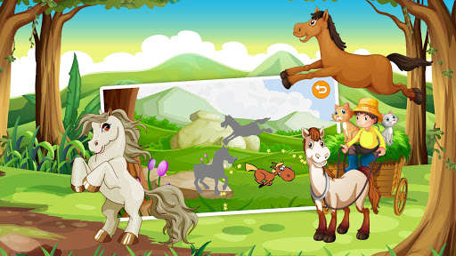 Run android online APK Horse Shadow Puzzles for Kids Free from MyAndroid or emulate Horse Shadow Puzzles for Kids Free using MyAndroid