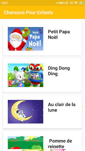 Run android online APK Hors Ligne Comptines et Chansons Pour Enfants from MyAndroid or emulate Hors Ligne Comptines et Chansons Pour Enfants using MyAndroid