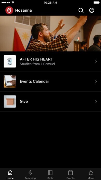Emulate iPhone app Hosanna Fellowship using MyAndroid Emulate iPhone app Hosanna Fellowship using MyAndroid