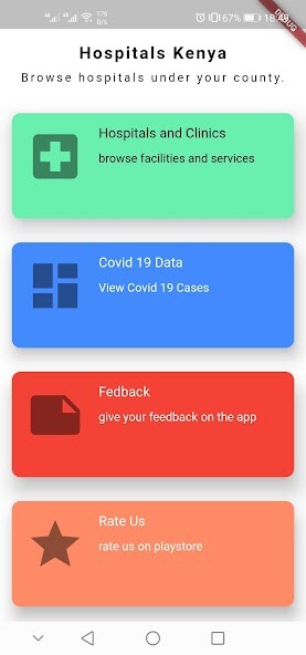 Run android online APK Hospitals Kenya from MyAndroid or emulate Hospitals Kenya using MyAndroid
