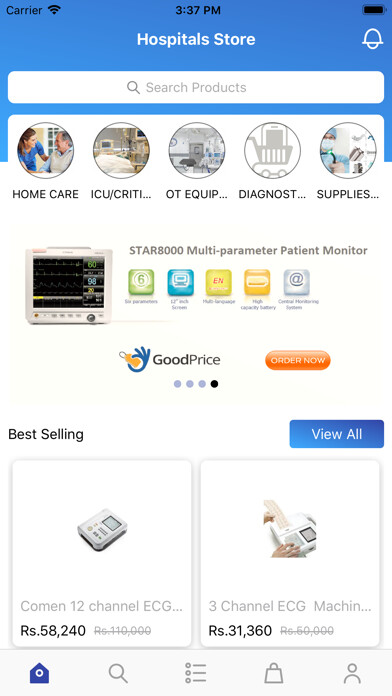 Emulate iPhone app Hospitals Store App using MyAndroid Emulate iPhone app Hospitals Store App using MyAndroid