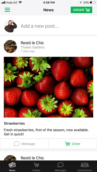 Emulate iPhone app Hospo Connect using MyAndroid
