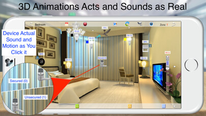 Emulate iPhone app HOS Smart Home All In One using MyAndroid