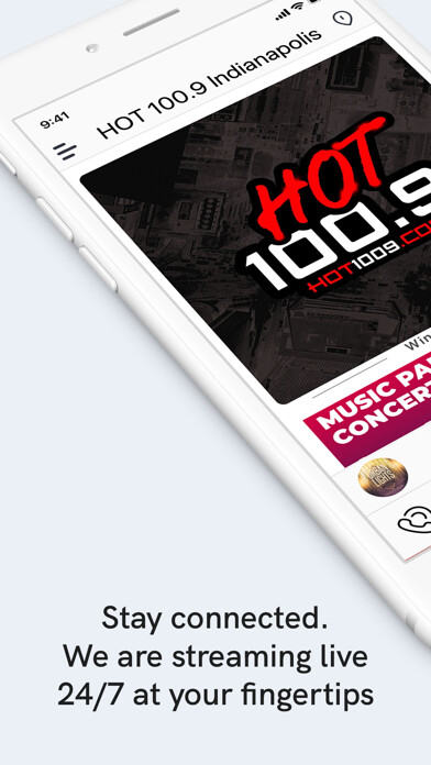 Emulate iPhone app HOT 100.9 Indianapolis using MyAndroid Emulate iPhone app HOT 100.9 Indianapolis using MyAndroid