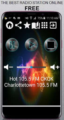Run android online APK Hot 105.5 FM CKQK Charlottetown 105.5 FM CA App Ra from MyAndroid or emulate Hot 105.5 FM CKQK Charlottetown 105.5 FM CA App Ra using MyAndroid