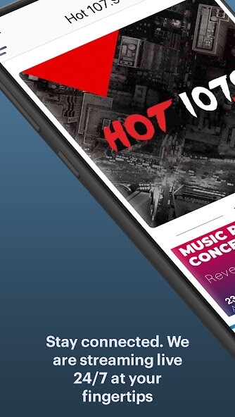 Emulate iPhone app Hot 107.9 using MyAndroid Emulate iPhone app Hot 107.9 using MyAndroid
