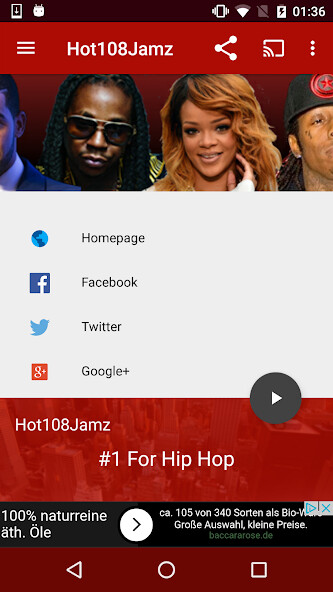 Run android online APK Hot 108 Jamz - #1 for Hip Hop from MyAndroid or emulate Hot 108 Jamz - #1 for Hip Hop using MyAndroid Run android online APK Hot 108 Jamz - #1 for Hip Hop from MyAndroid or emulate Hot 108 Jamz - #1 for Hip Hop using MyAndroid