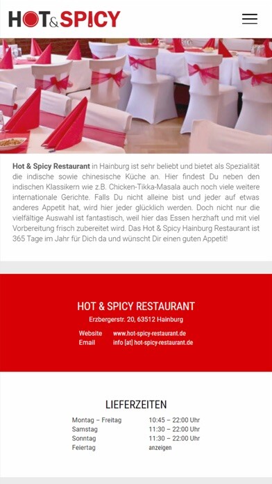 Emulate iPhone app Hot and Spicy (Hainburg) using MyAndroid Emulate iPhone app Hot and Spicy (Hainburg) using MyAndroid