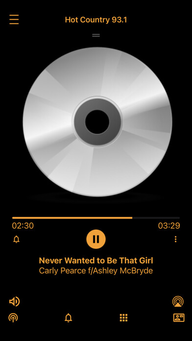Emulate iPhone app Hot Country 93.1 using MyAndroid Emulate iPhone app Hot Country 93.1 using MyAndroid