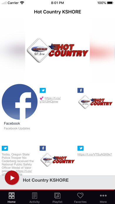 Emulate iPhone app Hot Country KSHORE using MyAndroid Emulate iPhone app Hot Country KSHORE using MyAndroid