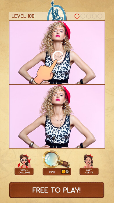Emulate iPhone app Hot Detective : Spot it using MyAndroid