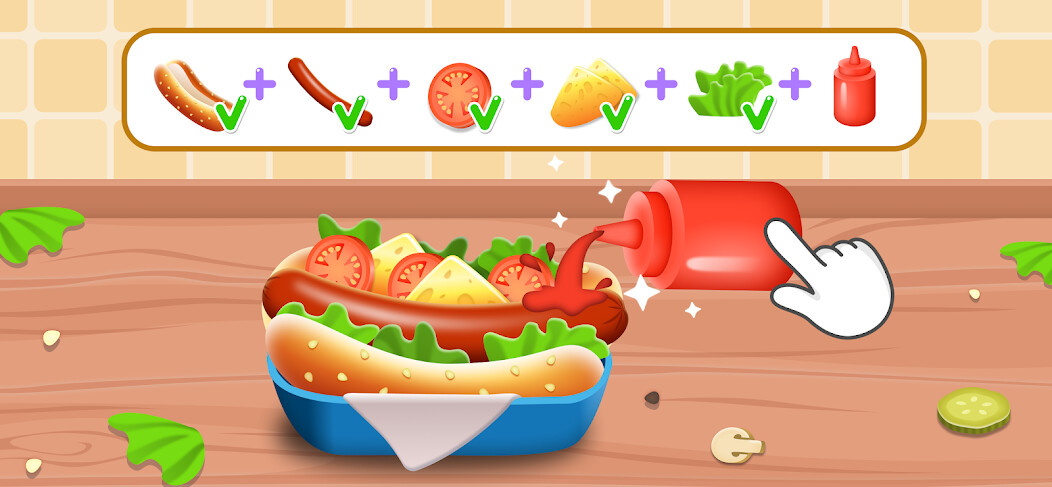 Run android online APK Hot Dog - Baby Cooking Games from MyAndroid or emulate Hot Dog - Baby Cooking Games using MyAndroid