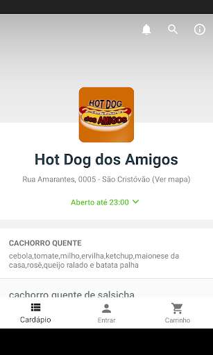 Run android online APK Hot Dog dos Amigos from MyAndroid or emulate Hot Dog dos Amigos using MyAndroid