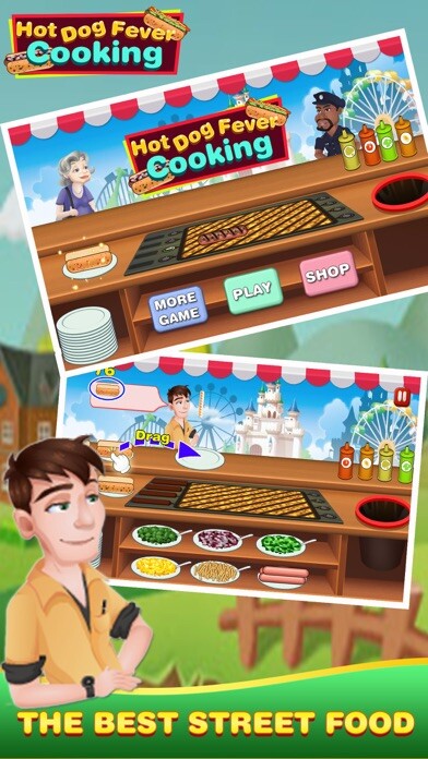 Emulate iPhone app Hot Dog Fever Cooking using MyAndroid Emulate iPhone app Hot Dog Fever Cooking using MyAndroid