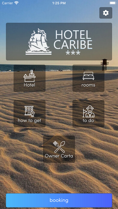 Emulate iPhone app Hotel Caribe Rota (Cádiz) using MyAndroid Emulate iPhone app Hotel Caribe Rota (Cádiz) using MyAndroid