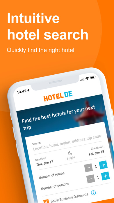 Emulate iPhone app HOTEL DE using MyAndroid