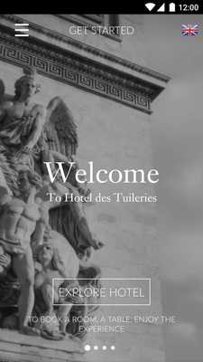 Emulate Android APK Hotel des Tuileries