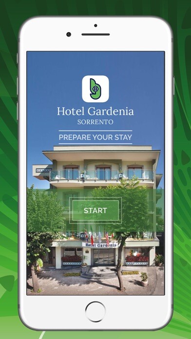 Emulate iPhone app Hotel Gardenia Sorrento using MyAndroid