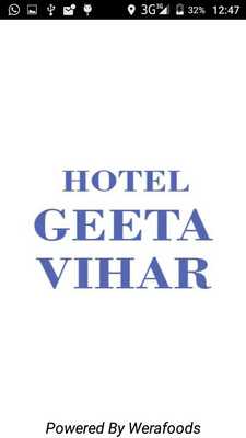 Emulate Android APK Hotel Geeta Vihar Pure Veg