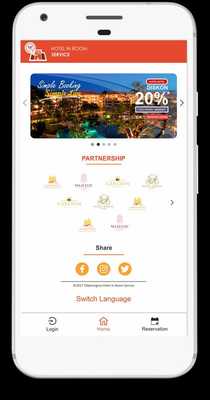 Emulate Android APK Hotel In Room Service and Reservation - hi!rest