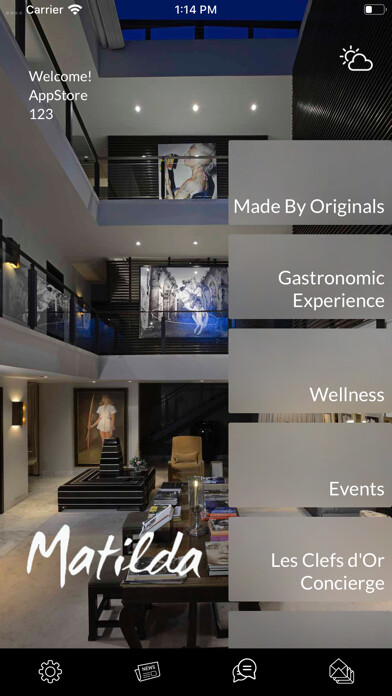 Emulate iPhone app Hotel Matilda using MyAndroid Emulate iPhone app Hotel Matilda using MyAndroid
