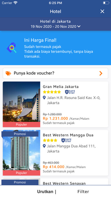 Emulate iPhone app Hotel Murah using MyAndroid Emulate iPhone app Hotel Murah using MyAndroid