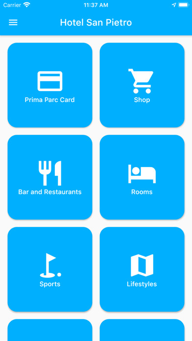 Emulate iPhone app Hotel San Pietro - Limone using MyAndroid Emulate iPhone app Hotel San Pietro - Limone using MyAndroid