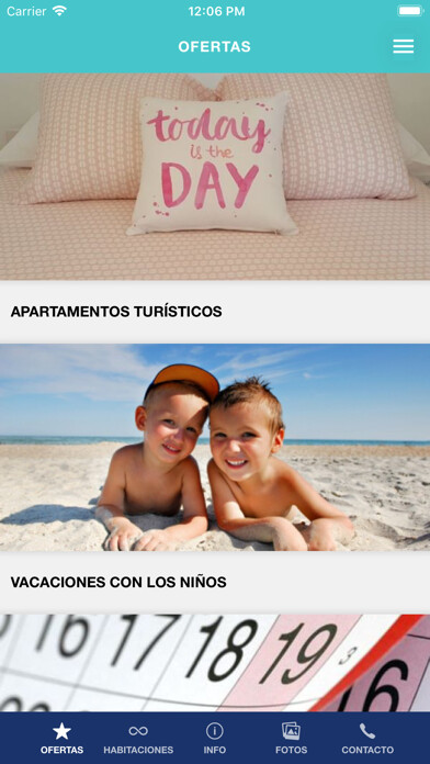 Emulate iPhone app Hotel Santa Mónica Playa using MyAndroid