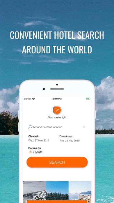 Emulate iPhone app Hotels cheap using MyAndroid