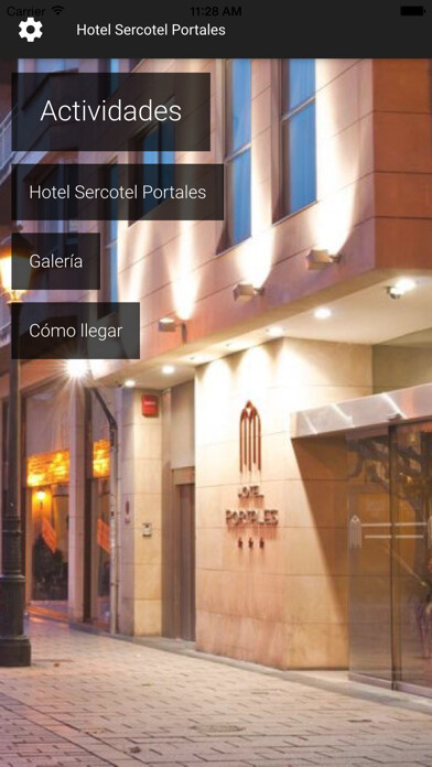 Emulate iPhone app Hotel Sercotel Portales using MyAndroid