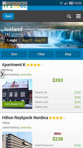 Run android online APK Hotels Iceland by tritogo from MyAndroid or emulate Hotels Iceland by tritogo using MyAndroid