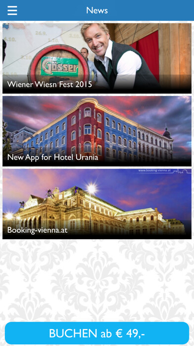 Emulate iPhone app Hotel Urania using MyAndroid Emulate iPhone app Hotel Urania using MyAndroid