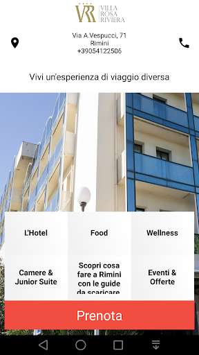 Run android online APK Hotel Villa Rosa Riviera from MyAndroid or emulate Hotel Villa Rosa Riviera using MyAndroid