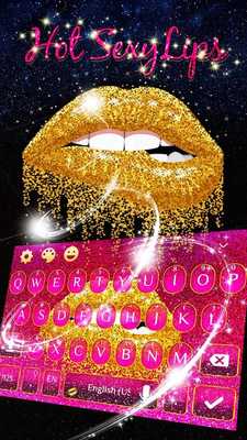 Emulate Android APK Hot Golden Lips Keyboard Theme Emulate Android APK Hot Golden Lips Keyboard Theme
