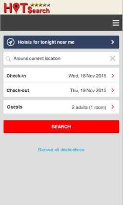 Emulate Android APK Hot Search for Hotel Discounts