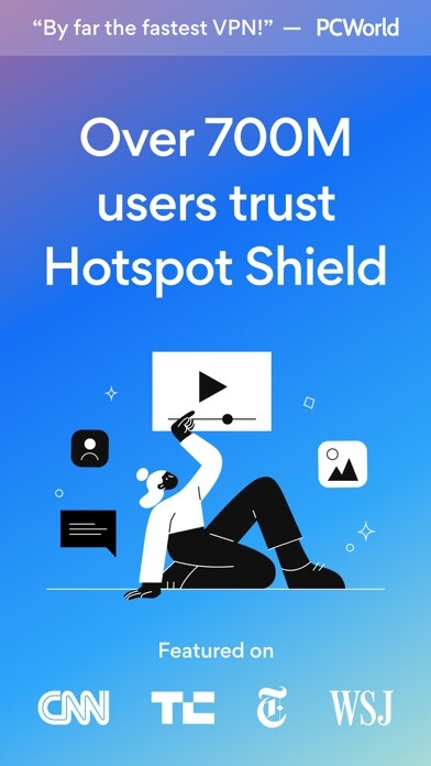 Emulate iPhone app HotspotShield VPN & Wifi Proxy using MyAndroid