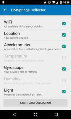 Emulate Android APK HotSprings Collector Emulate Android APK HotSprings Collector