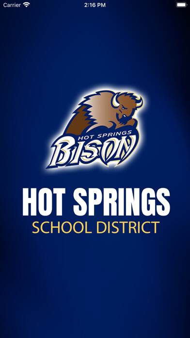 Emulate iPhone app Hot Springs Schools using MyAndroid
