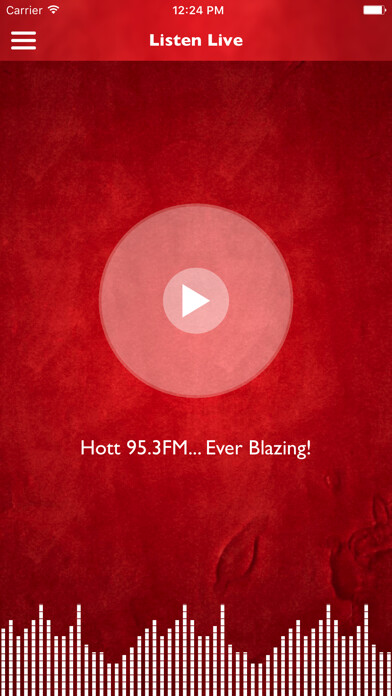 Emulate iPhone app Hott 95.3FM using MyAndroid
