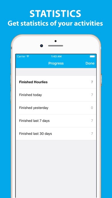 Emulate iPhone app Hourly Fitness using MyAndroid