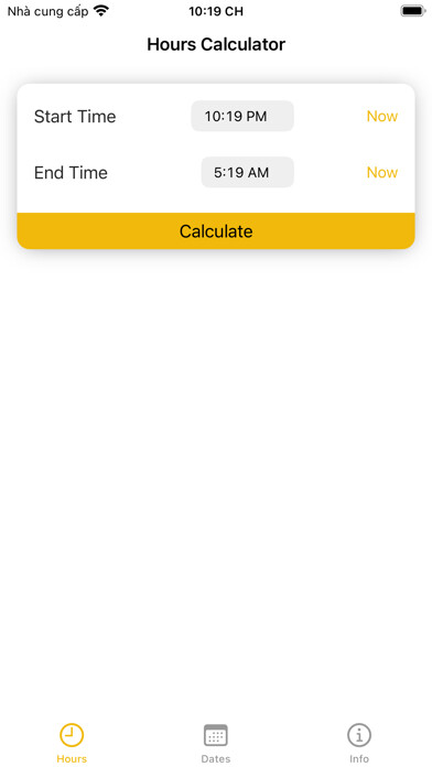 Emulate iPhone app Hours Calculator, Minutes Calc using MyAndroid