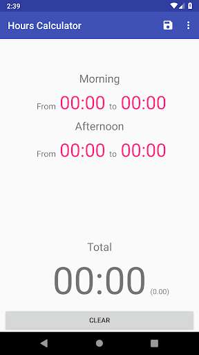 Emulate Android APK Hours Calculator Emulate Android APK Hours Calculator